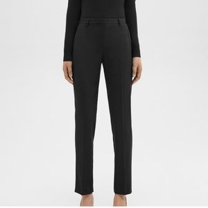 THEORY Treeca Full Length Pant in Good Wool